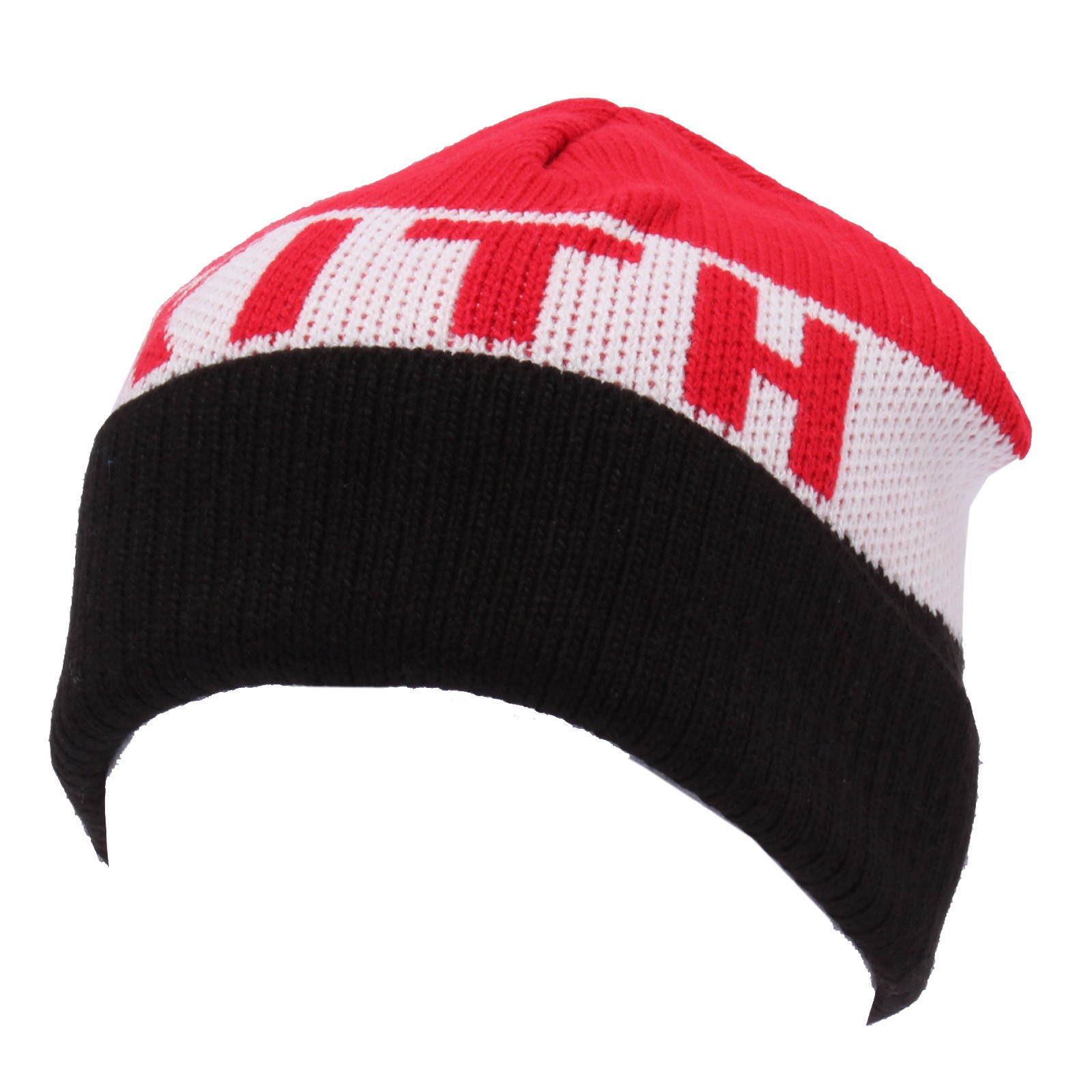 키스 유니섹스 비니 KITH red/black/white beanie hat man