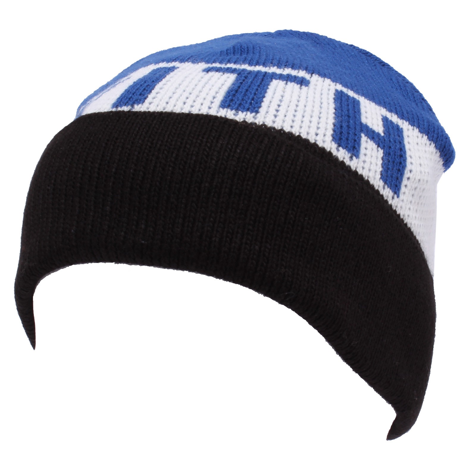 키스 유니섹스 비니 KITH blue/black/white beanie hat man