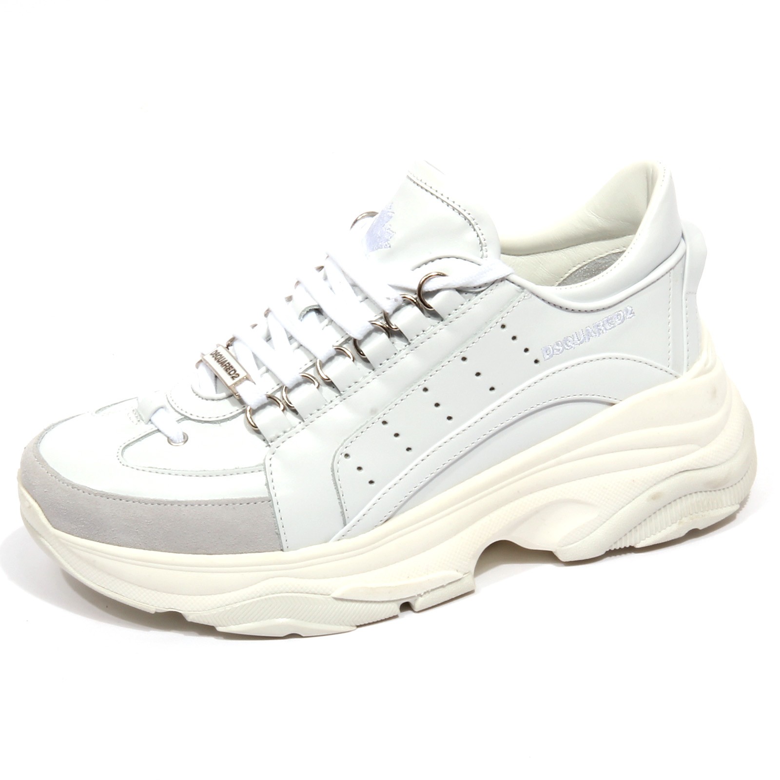 디스퀘어드2 sneaker woman off white / gray DSQUARED2 shoes