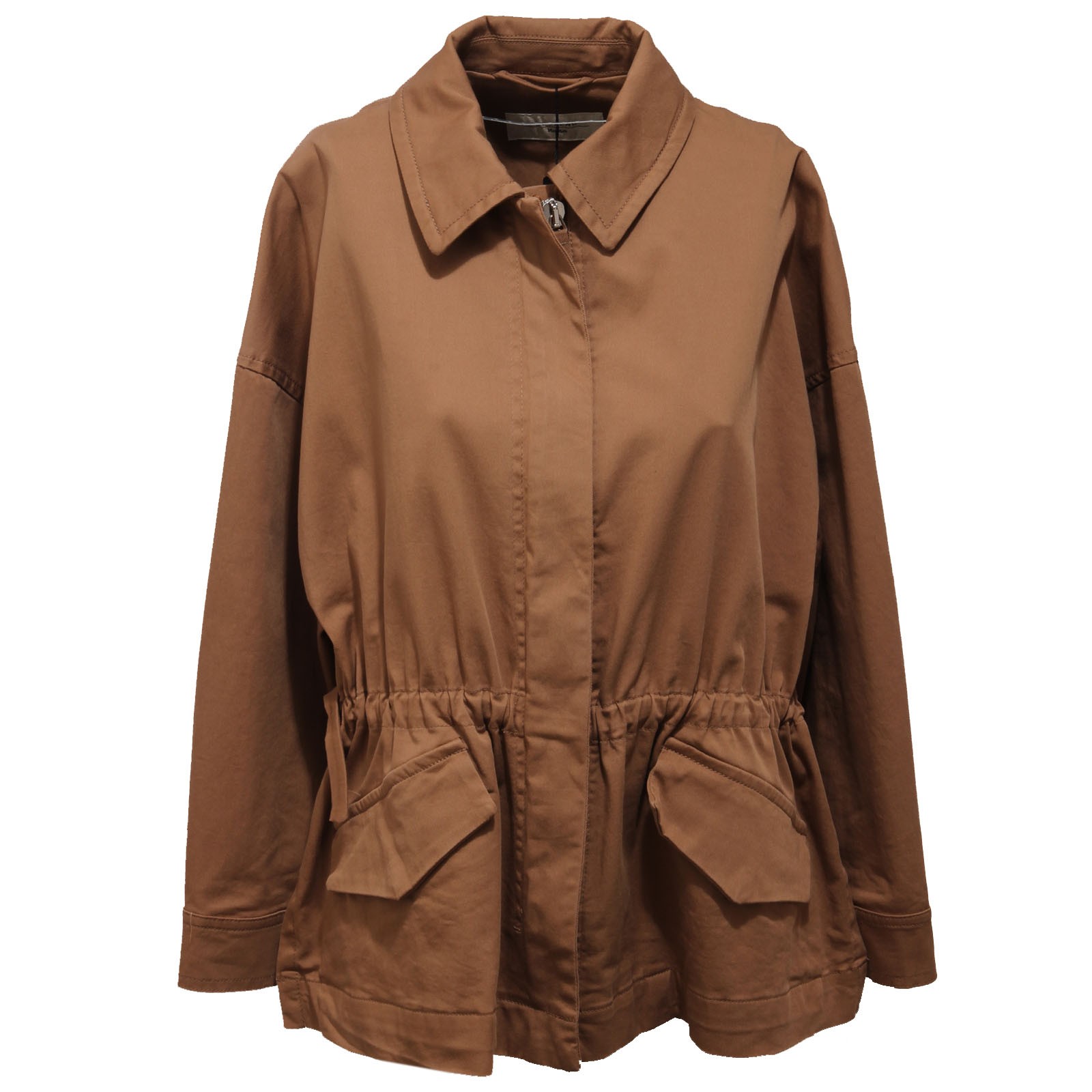 막스마라 woman WEEKEND MAXMARA brown cotton jacket